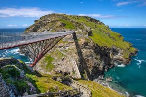 Tintagel Castle walkway