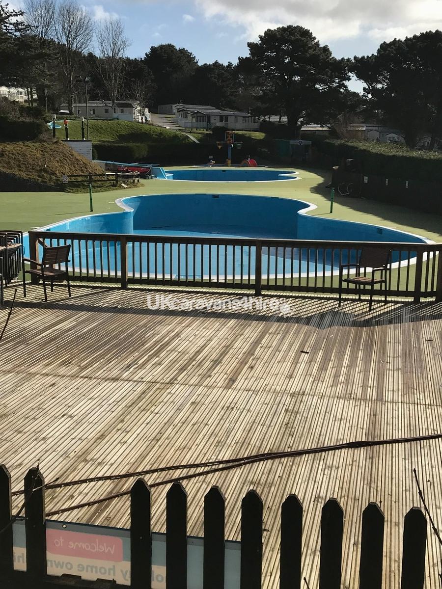 An 8 Berth Static Caravan for Hire on Newquay Holiday Park